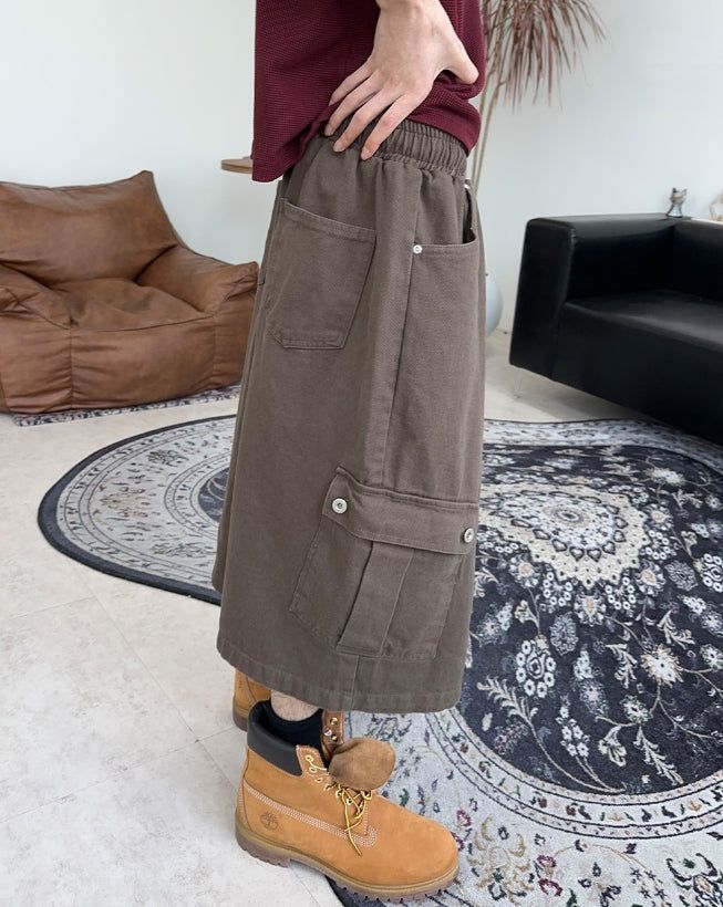 Rowoon Cargo Bermuda Banding Pants
