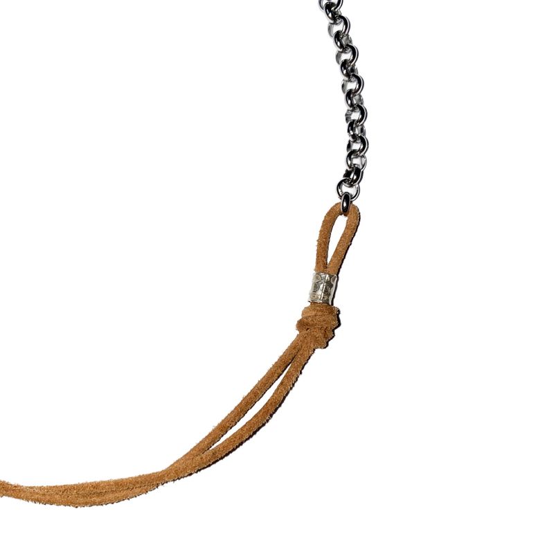 360 karen silver brown mix necklace 