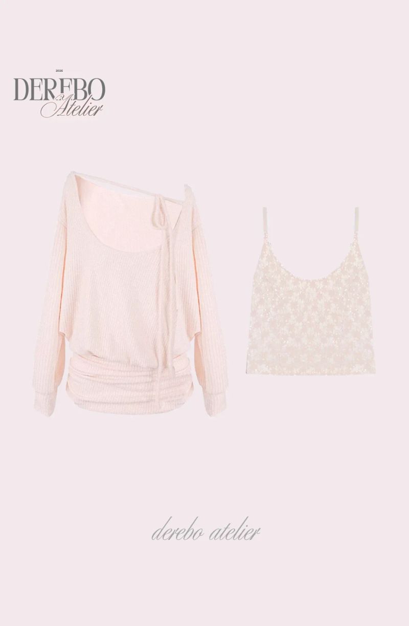 Blush Layered Pink Knit Dress 