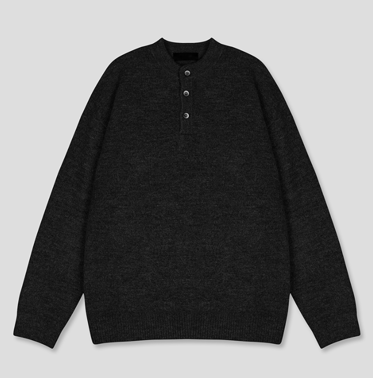 Belif Basic Henry Neck Overfit Knit
