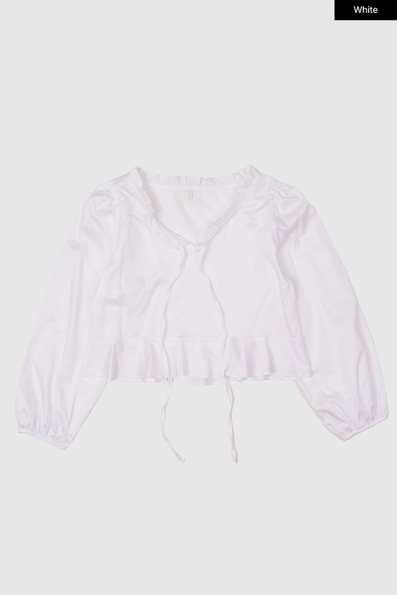 Mori satin blouse