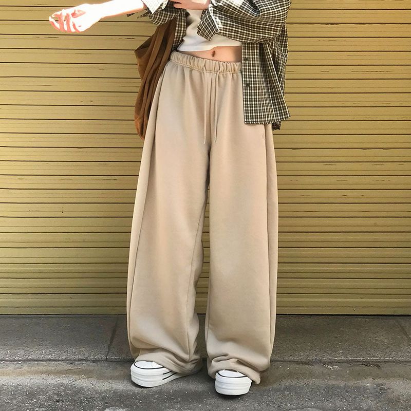 [BELLIDE MADE] スリットラインワイドトレーニングパンツ