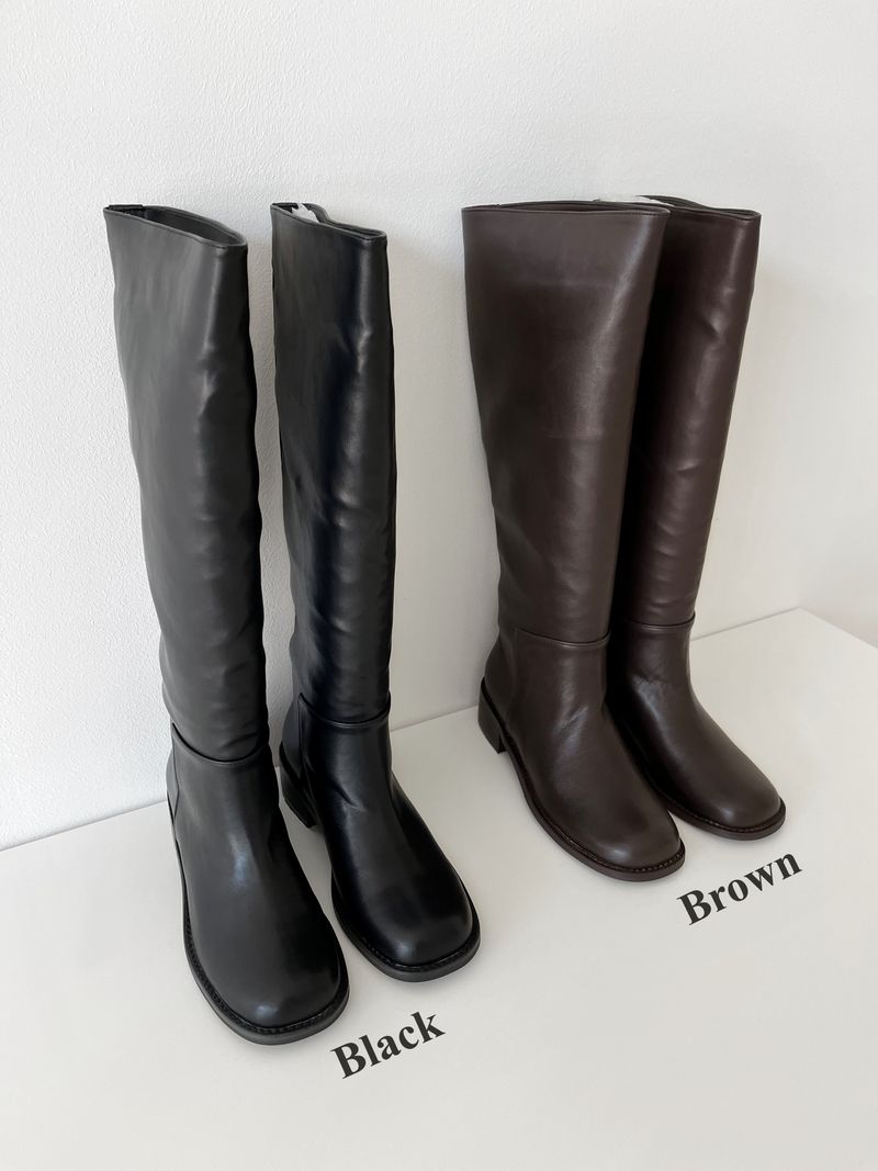 Arco iris（アルコイリス）の「Simple round long boots（Shoes）」