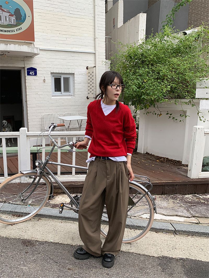 TWO-TUCK BALLOON SLACKS (3C)