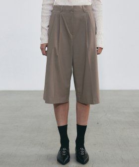 RELAX BERMUDA HALF PANTS_BEIGE
