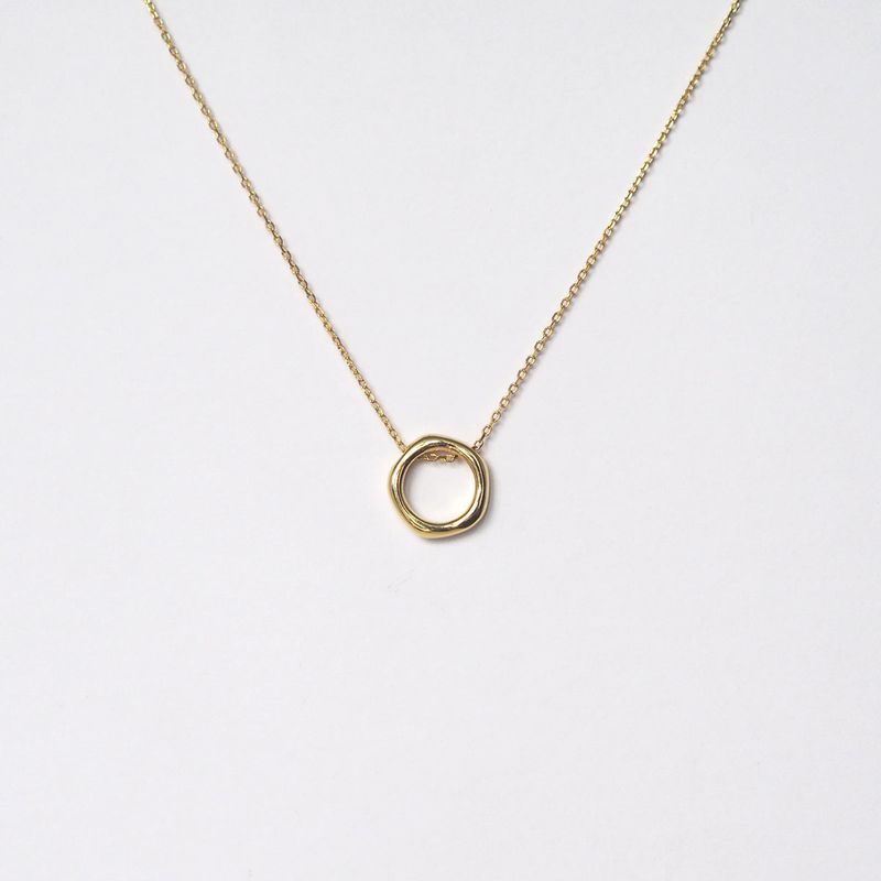 Quinn Irregular Hoop Necklace