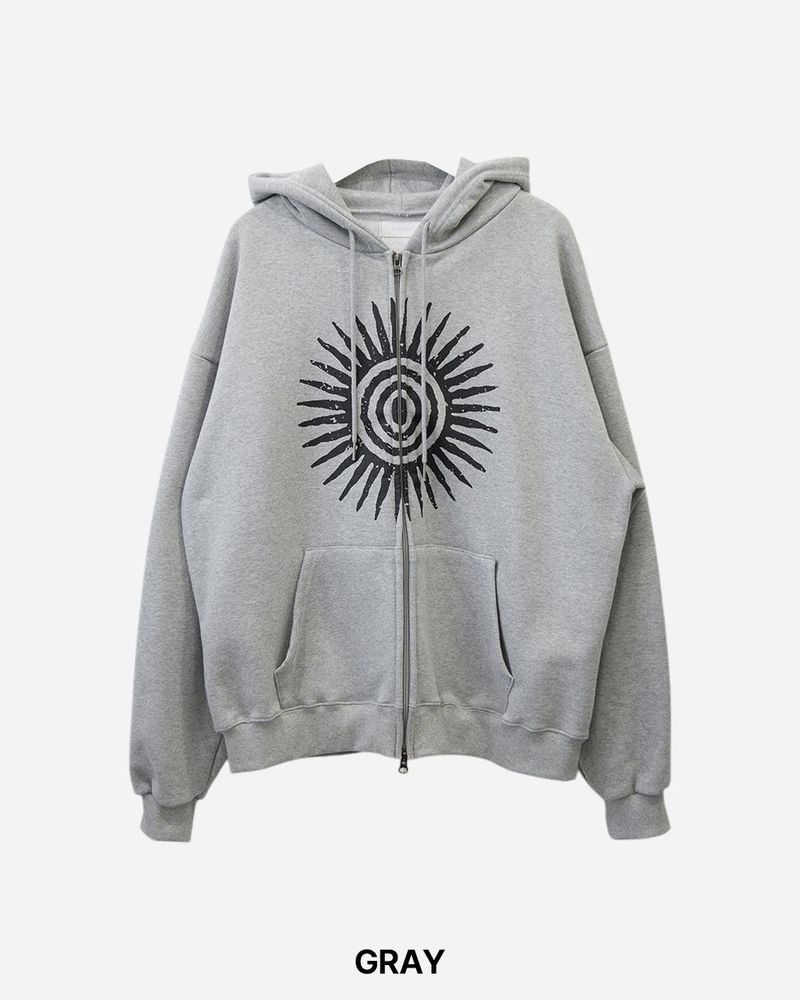 Sols Printed Hoodie Zip-up
