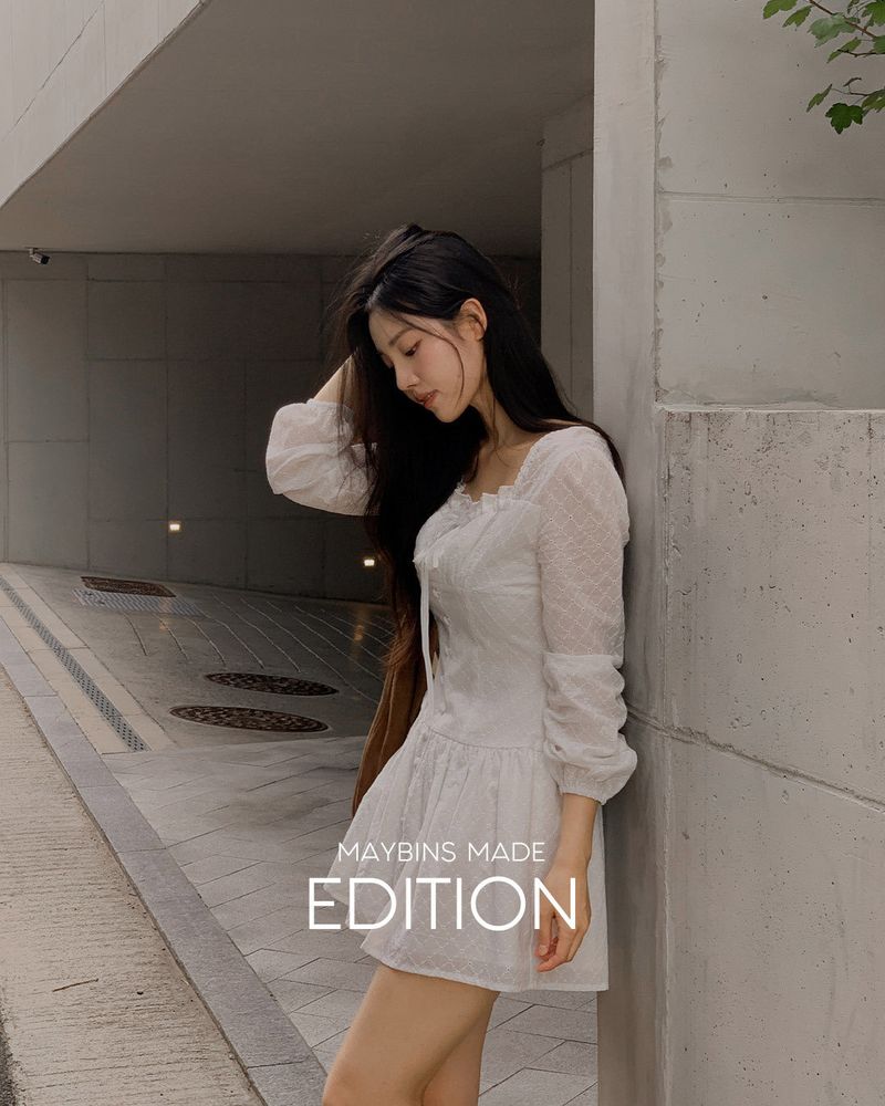 [MADE] Elnne Shirring Mini Dress