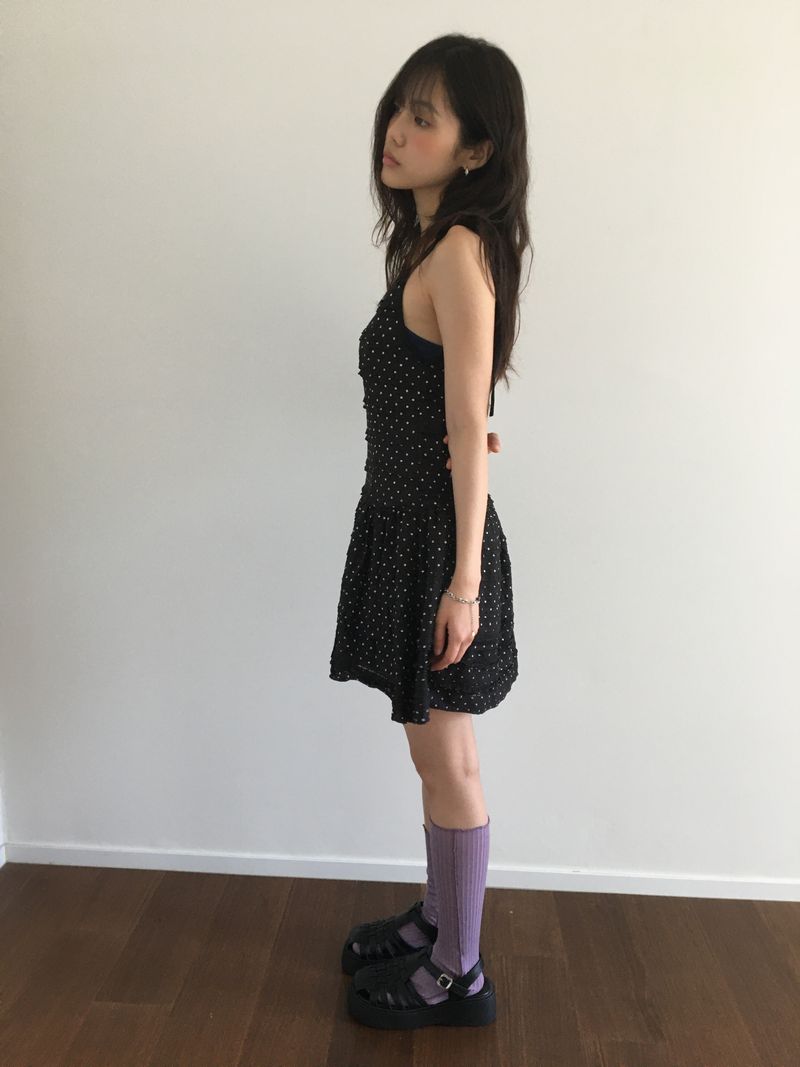 Popping Tencel Knee Socks (4color)