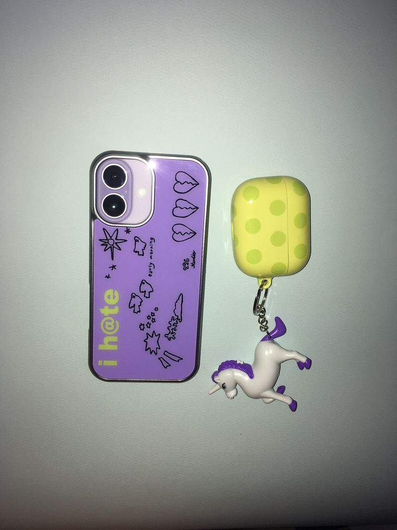 226STUDIO（226スタジオ）の「アイ ヘイト グラス ブラック バンパー スマホケース (purple)（スマホグッズ/小物）」