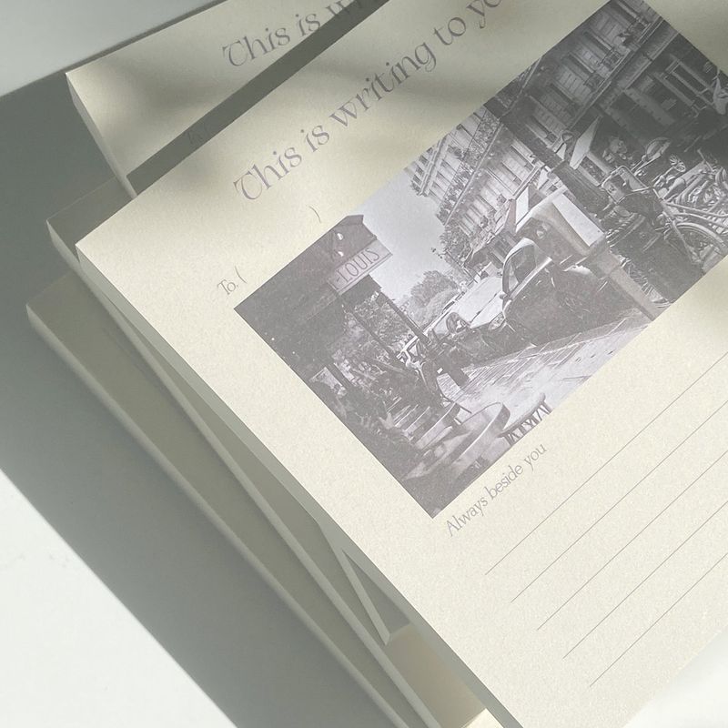 Postcard memopad