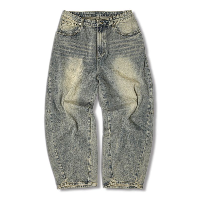 Usual Balloon Cut Denim Pants - 4COLOR