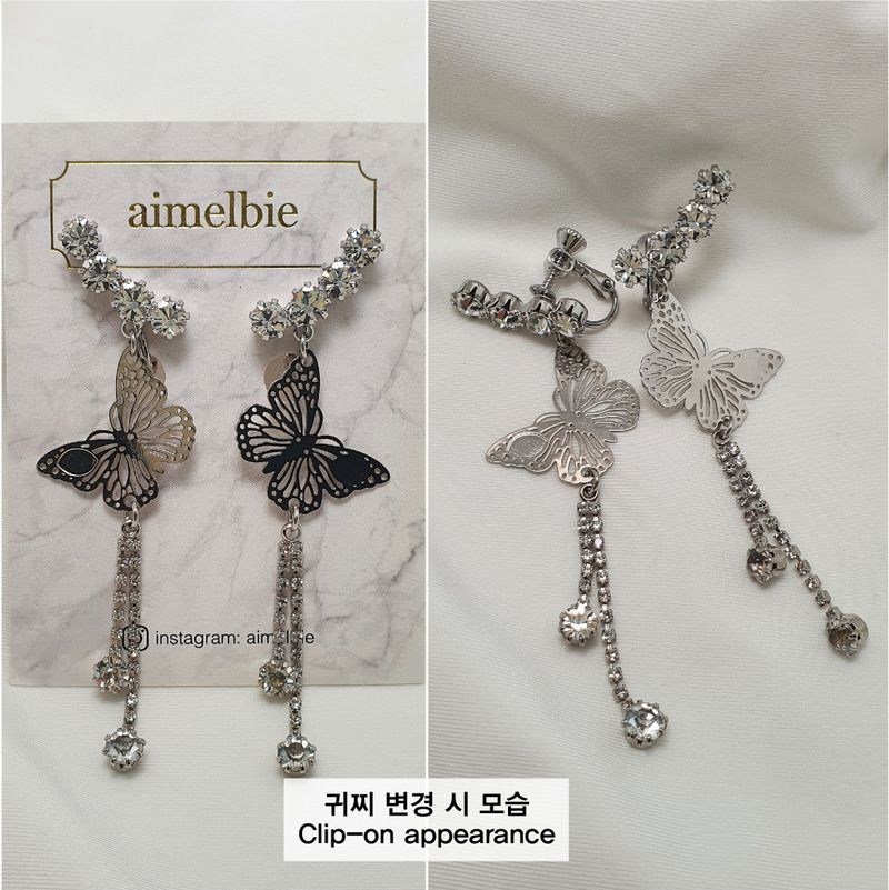  [IVE Rei, Choi Yena Earring] Butterfly Elf Queen Earring