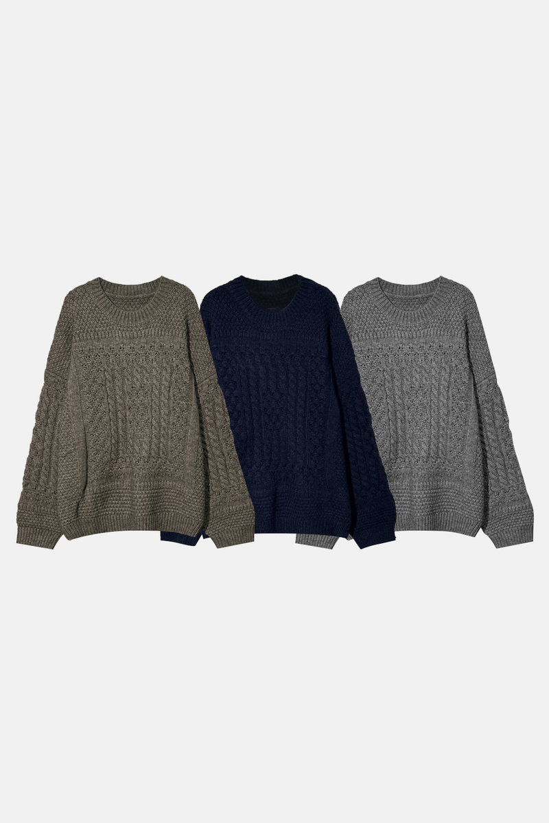 Try embossed twist knit