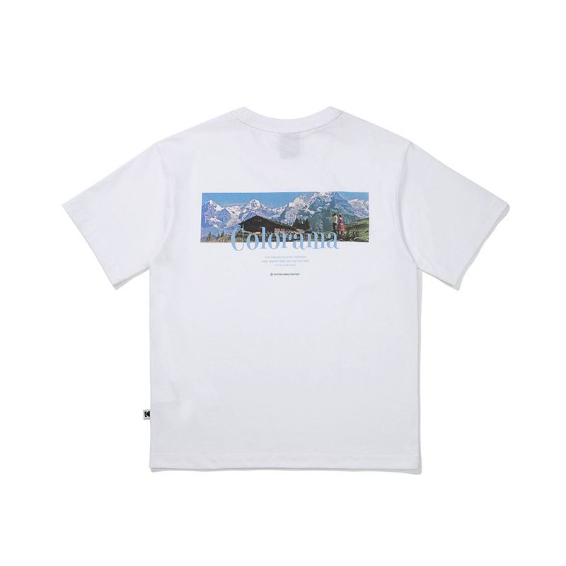 Colorama Short-Sleeved T-Shirt【WHITE】
