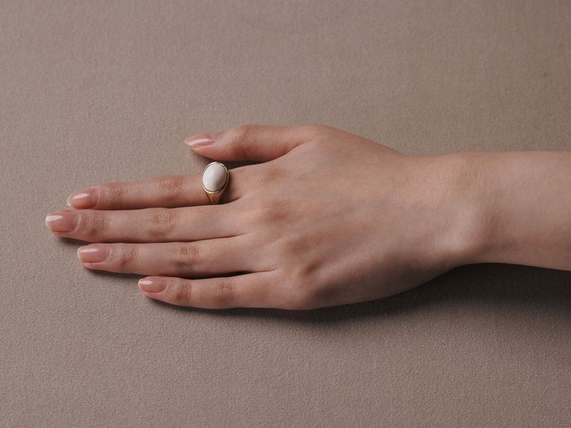 Bonbon Ring Ivory Gold