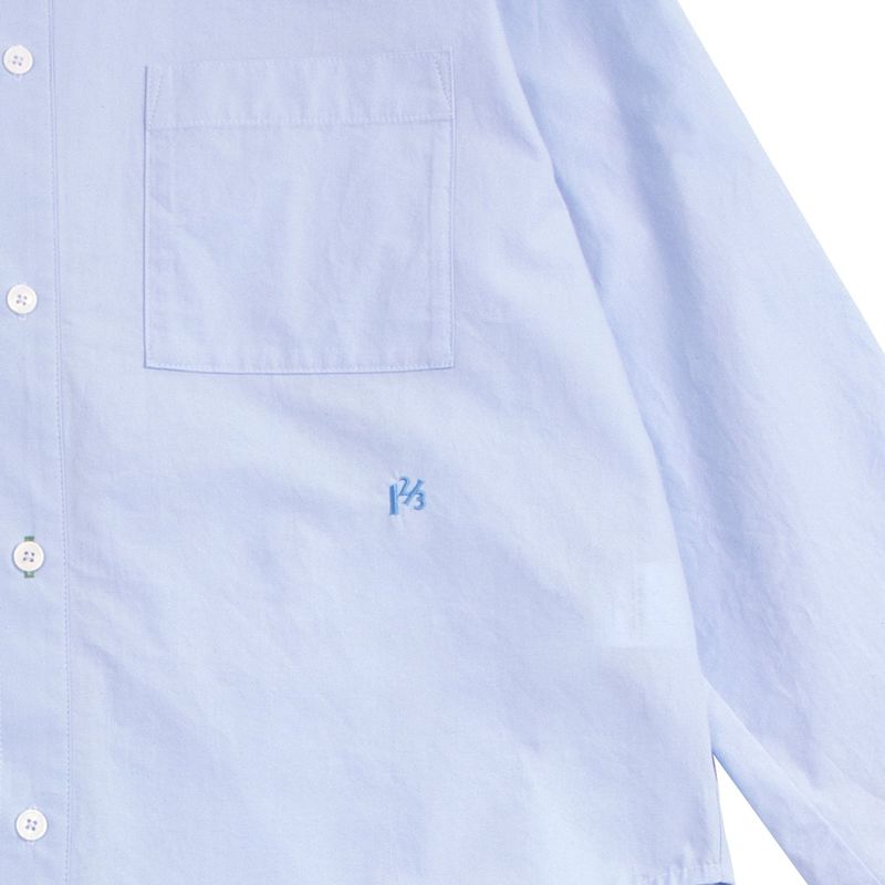 REGULAR NUMBER POINT SHIRT (UNISEX)_SYF1BL01SB