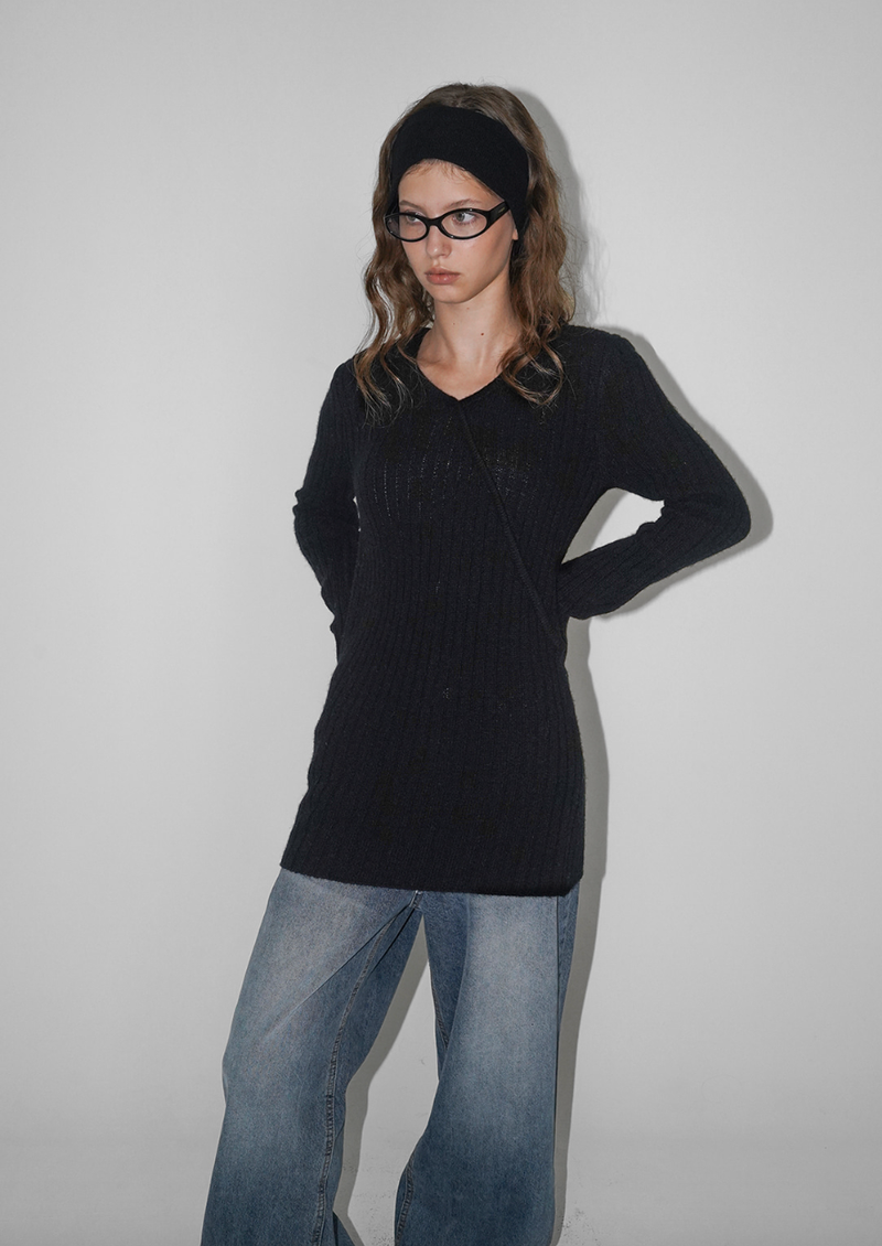 BLACKUP（ブラックアップ）の「[MADE] Pinot Hooded Knit Dress (Wool 80%)（Dresses）」