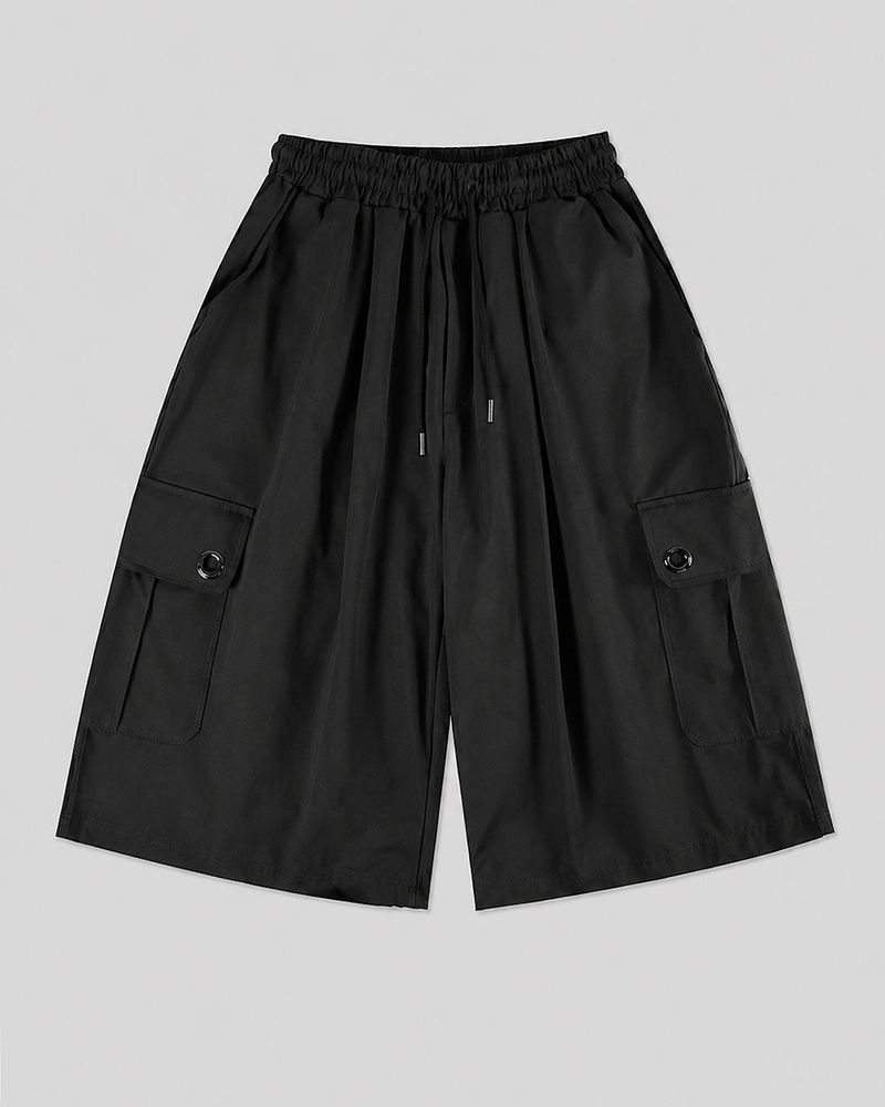 Aver Eyelet Cargo Bermuda Pants