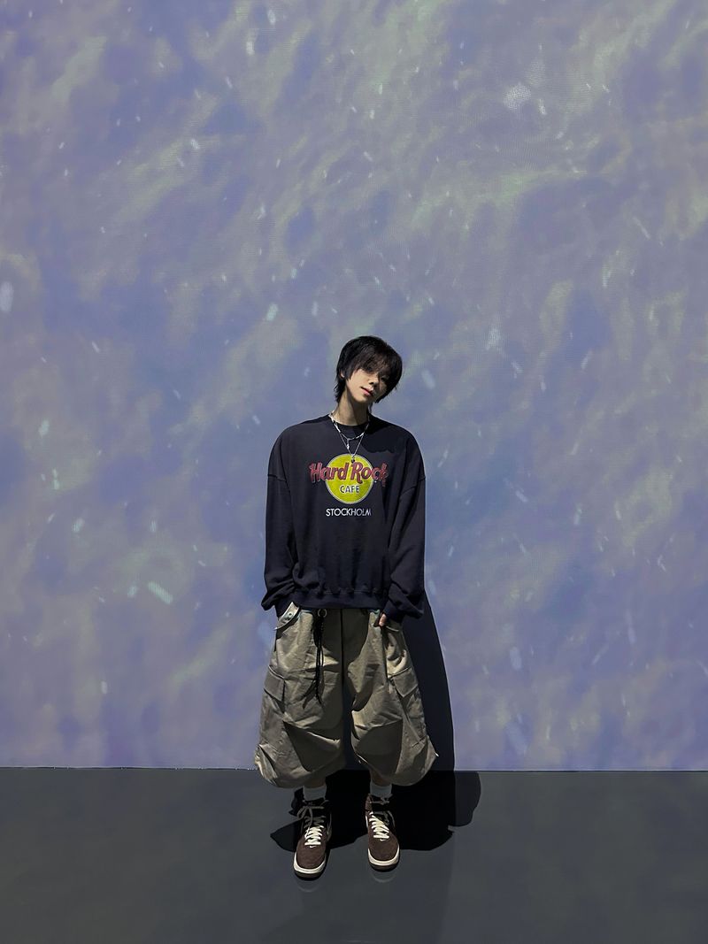 Amekaji Loose Cargo Pants 4C
