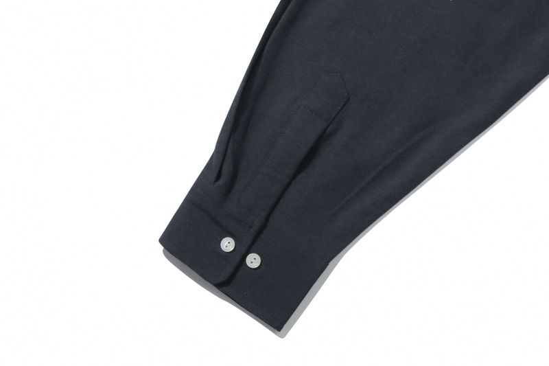 COLOR MIXED COTTON SHIRT_WHITE