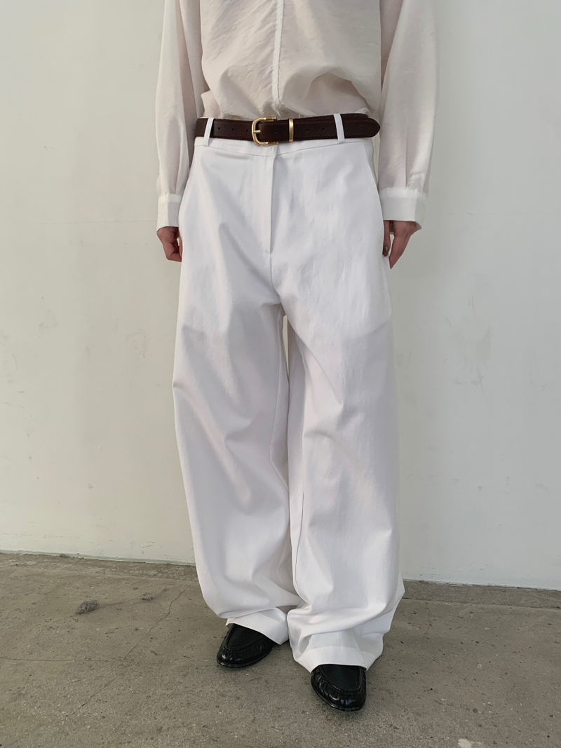 moss cotton pants