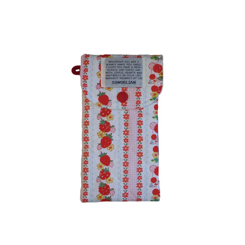 Soworlian(ソウォリアン)の「Pencil Pouch_Quilted Strawberry(Miscellaneous Goods/Stationery)」