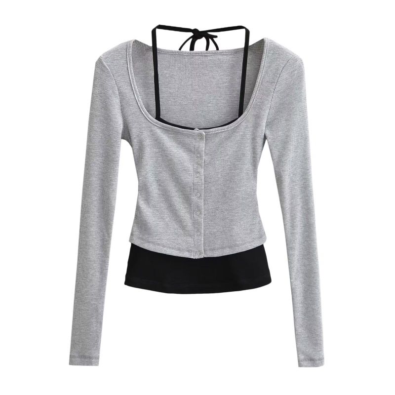 Ria Layered Strap Cardigan 232939928