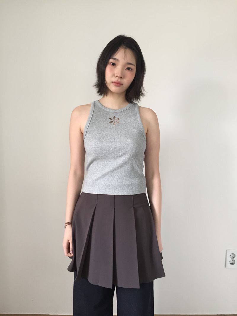 Flower Cut-Out Camisole (3color)