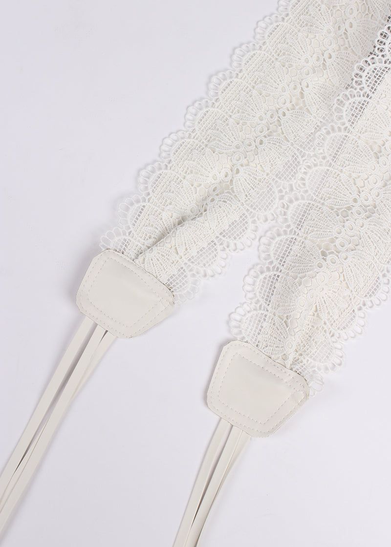 LACE LEATHER BELT