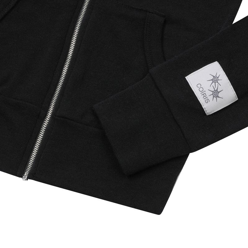 GLEN CROP HOOD ZIP-UP (2COLOR)