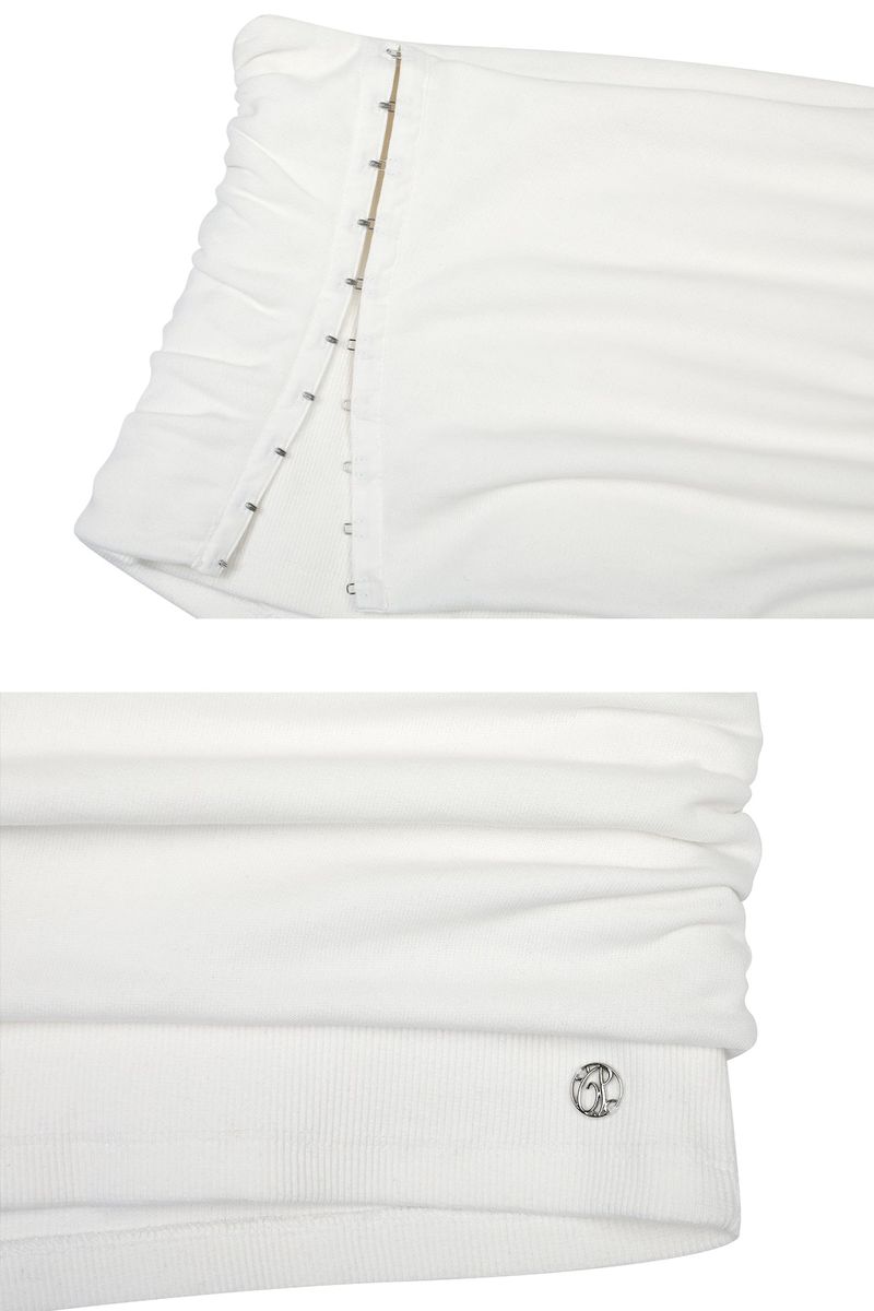 RUBY HOOK SHORTS (SS ver.) white