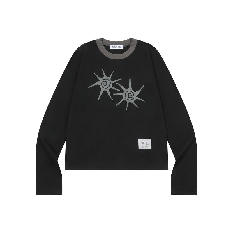 SOLUNA R-NECK LONG SLEEVE T (3COLOR)