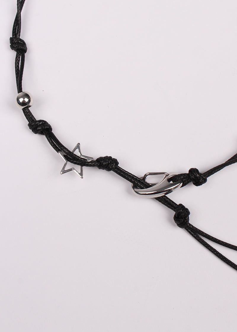 TIE ROPE NECKLACE SET