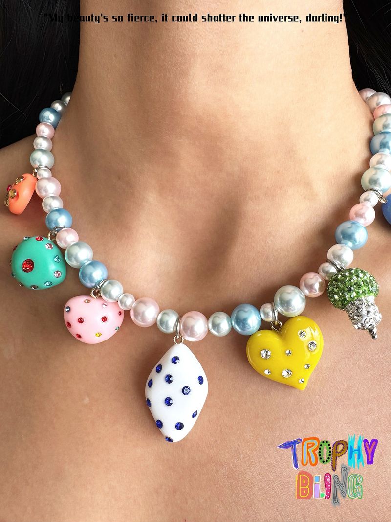 TROPHY BLING（トロフィー・ブリング）の「ピンクダイヤモンドネックレス（アクセサリー）」