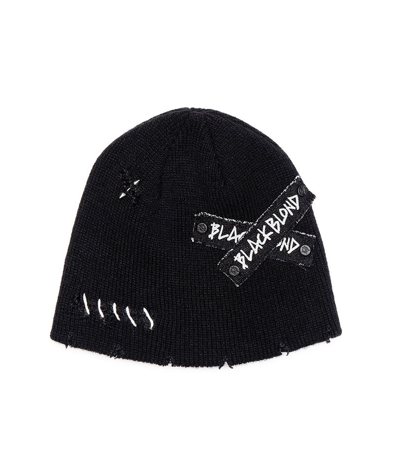 BBD Hand-stitched Graffiti Logo Beanie (Black)