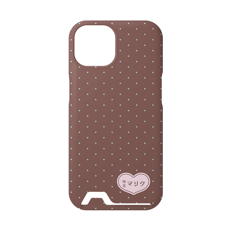 mi ❤︎ littleboutique（ミ❤︎リトルブティック）の「KISSA MLQ Card Poket Case - Deep BROWN（Smartphone Accessories）」