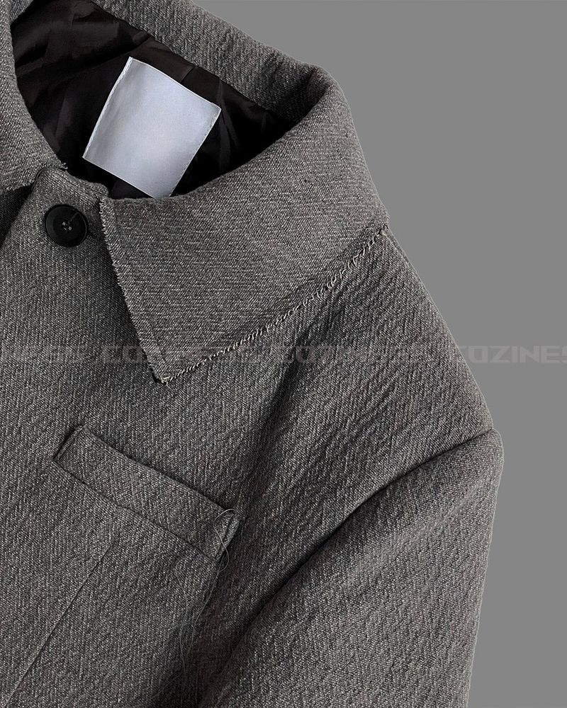 TAP Cutting Crop Wool Jacket
