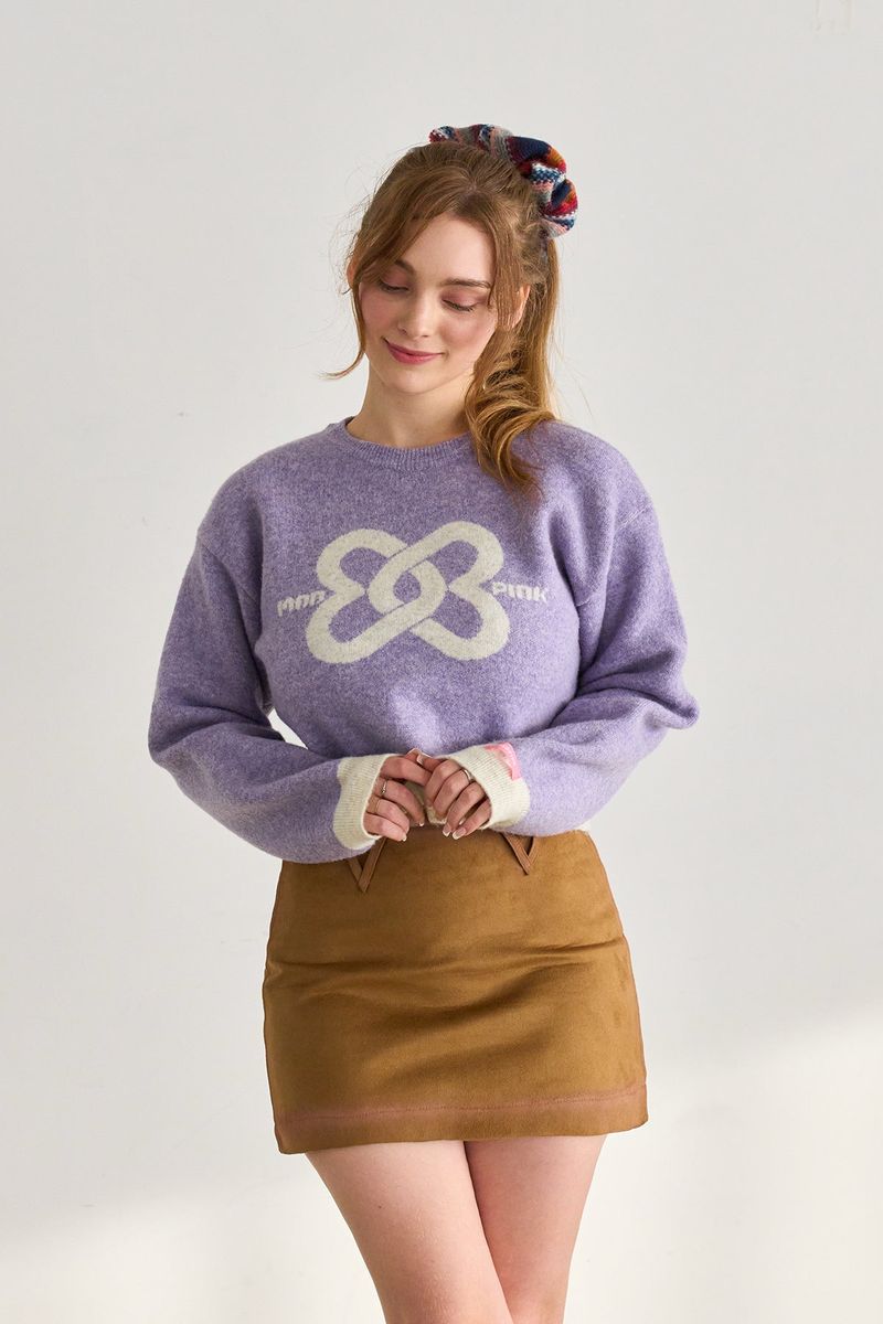 MP SYMBOL LOGO KNIT LAVENDER