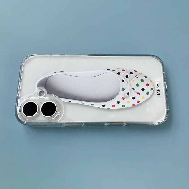 [jellyhard] colorful dot shoes case 