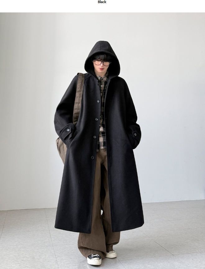 YOURNUS（ユアナス）の「Evelyn Wool Hood Coat（Jackets/Outerwear）」