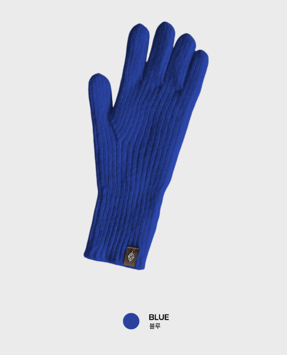  Edmo Smart Finger Hole Ribbed Gloves