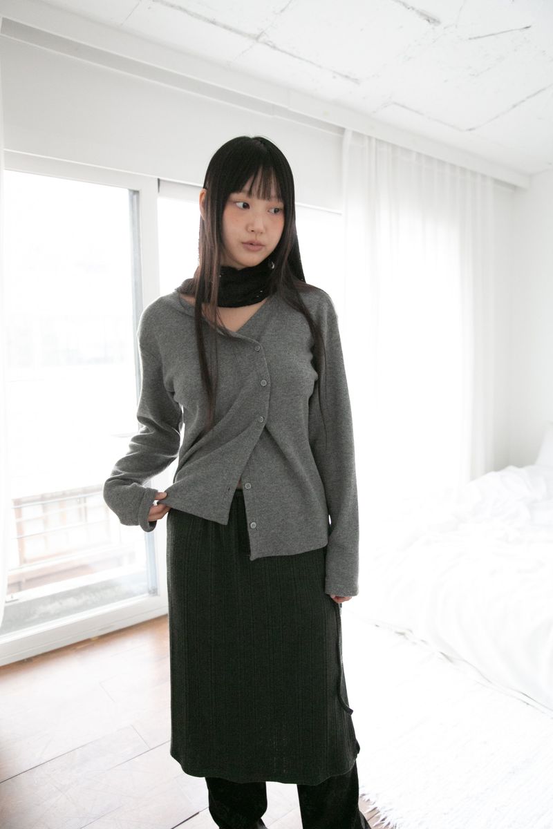 button two-way cardigan(4colors)