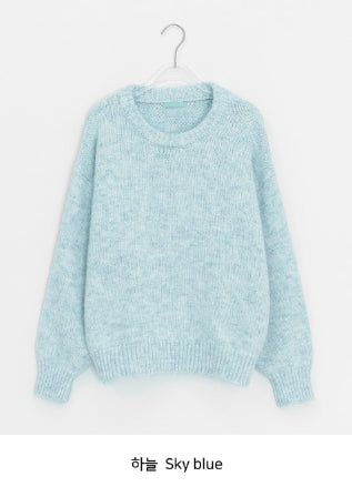 Hank Color Mix Round Wool Knit
