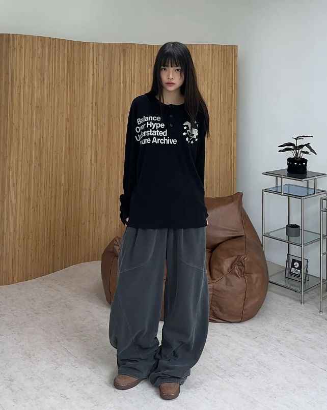 Mare Horse Henley Neck Knit