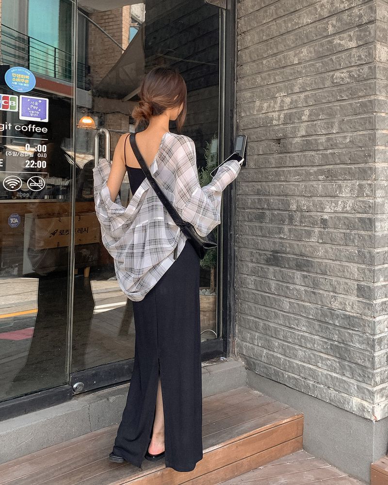 Ri-Lu Banded Long Skirt