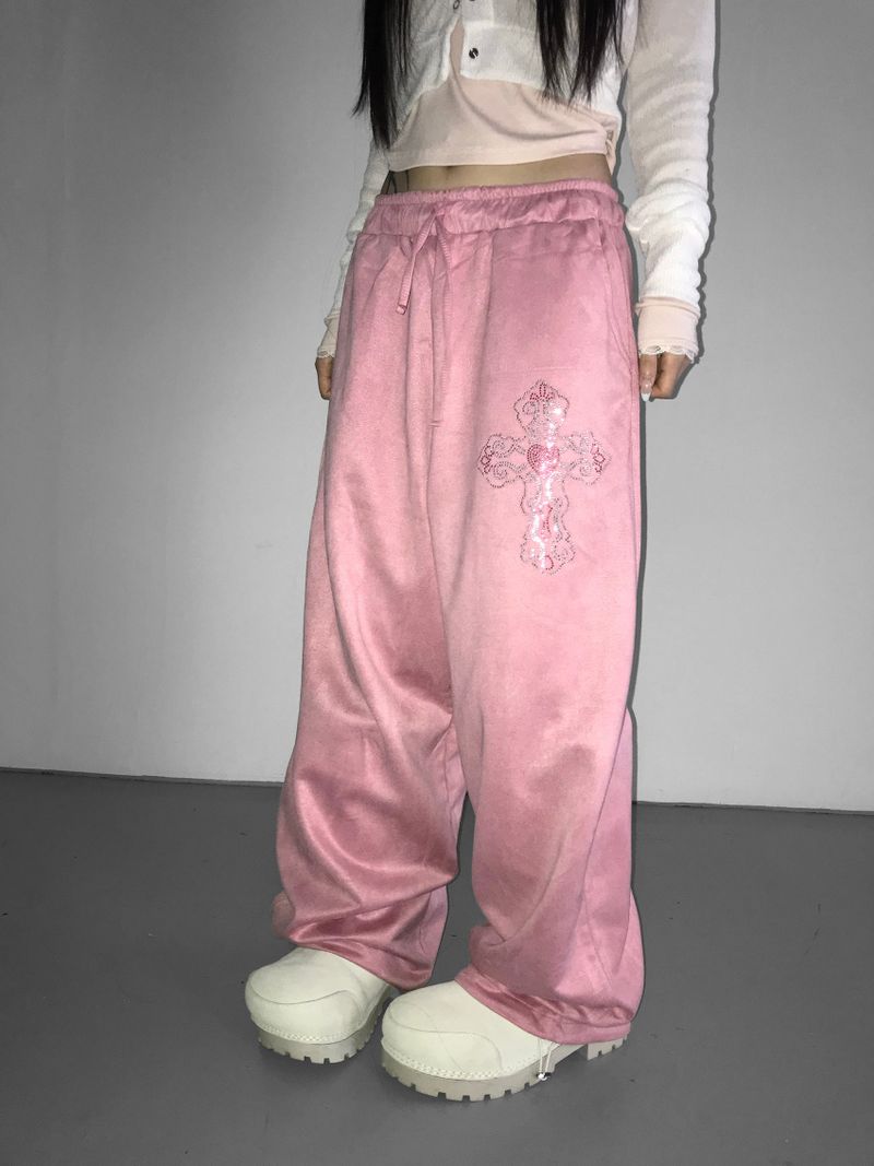 kitsch suede peace pt (2 color )