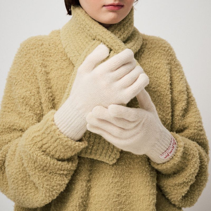 MESSAGE GLOVES, IVORY