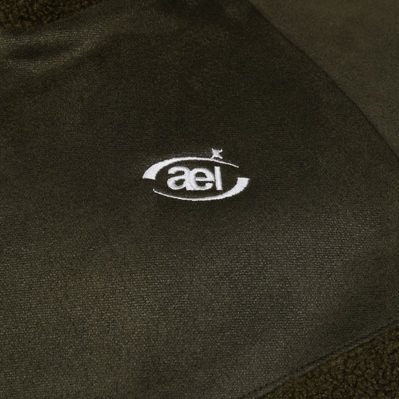 FLEECE HOODIE ZIP-UP [KHAKI]