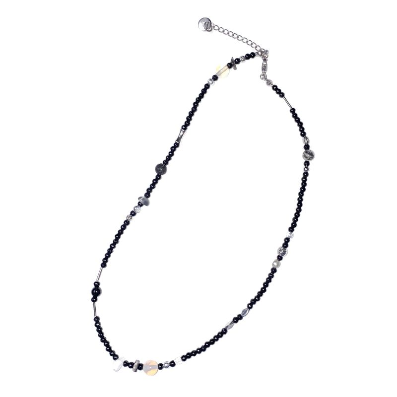 onxy mix gemstone necklace